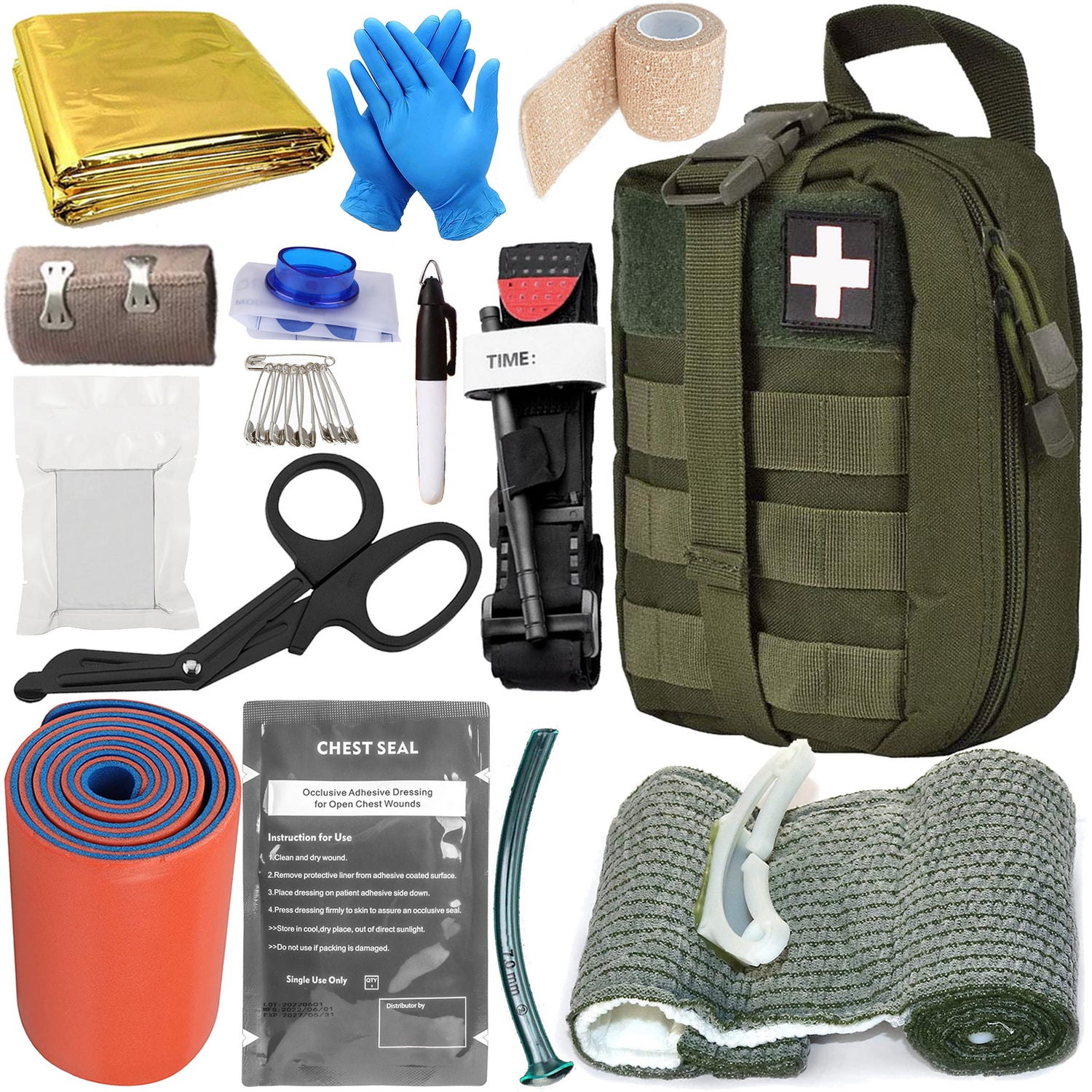 IFAK Trauma Kit for Military, Police, Fire-EMS, First Responders, Camp –  Krigerheim